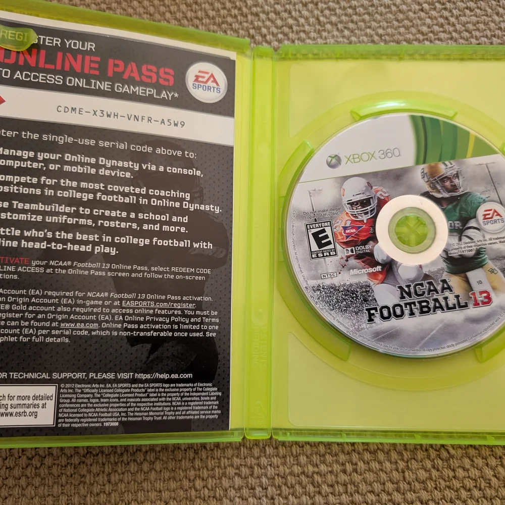 Microsoft NCAA Football 13 for Xbox 360